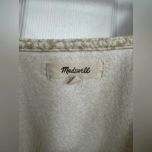 Madewell Floral Jacquard Button-Front Top - Picture 4 of 5